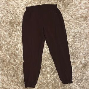 Dark Brown/Deep Burgundy Jogger Pants
